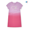 C K Sequin Gradient Shocking Pink  Long Shirt 9336