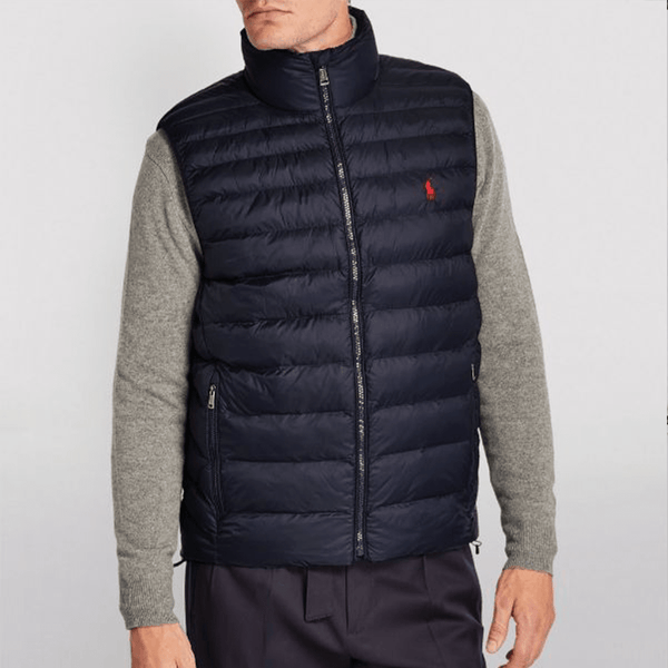RL Small Red Pony Sleevesless Navy Blue Gilet 10492