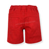 B.X Red Cotton Shorts With Navy Blue Cord 9533