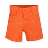 B.X Orange button cotton shorts 9529
