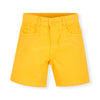 B.X Mango Yellow Button Cotton Shorts 9526
