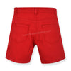 B.X Red Button Cotton Shorts 9527