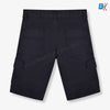 B.X Six Pockets Cargo Cotton Dark Blue Shorts 9564