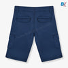 B.X Six Pockets Cadet Blue Cargo Cotton Shorts 9567