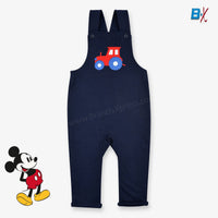 LGLD Aplic tractor Navy Blue Terry Dungaree 9635