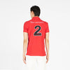 LA Martina Maserati Embroided Red Polo 10687
