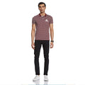 ADDS Maroon With White Lines Polo 10773