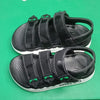 Zarza 3 Strap Black Sandals 10828