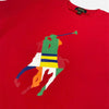 RL Multi Flag Polo Logo Red Tshirt 10835