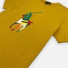 RL Multi Flag Polo Logo Mustard Tshirt 10839