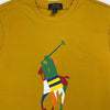 RL Multi Flag Polo Logo Mustard Tshirt 10839