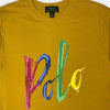 RL Color Splash  Polo Logo Mustard Tshirt 10841