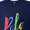 RL Color Splash Polo Logo Navy Blue Tshirt 10842