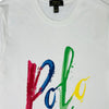 RL Color Splash Polo Logo White Tshirt 10844