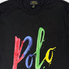 RL Color Splash Polo Logo Black Tshirt 10845