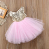 HN Bottom Frill Sequin Pink Fairy Frock 9253