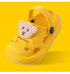 Honest Baby Bear Face Mustard Clogs 9389
