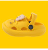 Honest Baby Bear Face Mustard Clogs 9389