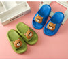 XZM Bear Face Blue Soft Slippers 9394