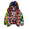M Dreamer Cartoon Print Hooded Puffer Jacket 9808