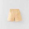 ZR Future Begins Pale Yellow Terry Shorts 10968