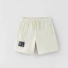 ZR Low Sun Patch Beige Terry Shorts 10972