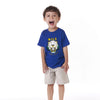 FT Wild & Free Tiger Face Blue T-Shirt 10982