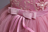 XB Top Embroidered Step Bottom Dark Pink Fairy Frock 9247