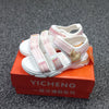 YCHG Ultra Light Weight Pink Shimmer White Sandals 10989