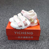 YCHG Ultra Light Weight Pink Shimmer White Sandals 10989