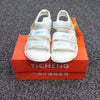 YCHG Ultra Light Weight White Shimmer White Sandals 10990