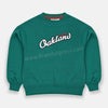 MPX Oakland Embroidered Green Sweatshirt 9888