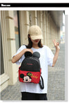 Mommy Baby Mickey Red & Black School Bag 9108