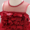 XB All Over Applic Heart Style Cherry Red Fairy Frock 9245