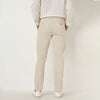 TS Soft Ivory Slim fit Cotton Chino With Belt 9546