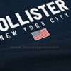 Hollister New York City Applic Navy Blue T-Shirt 9408