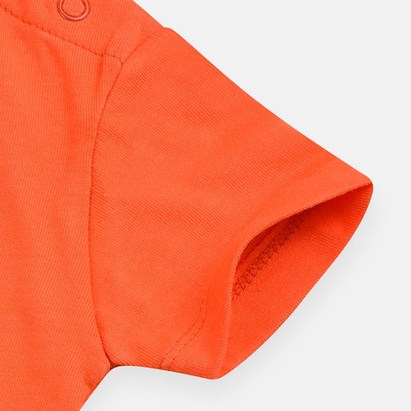 B.X Wild Little One Embroided Orange Body Suit 4204