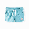 L&S Paradise Flower Piping Bottom Turquise Girls Shorts 11027