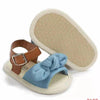 Magic Prewalker Bow Style With Brown Soft Bottom Sandals 11054