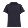GRN 3D Lion Grey Embroidery Navy Blue Polo