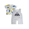 BM BE Applic Car Suiting Dungaree With Printed T-Shirt 11205