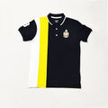 GR MCMLXVII  Yellow Panel Black Polo 11147