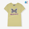 HELLO KITTY Reversible Butterfly Lemon Yellow Top 8995