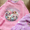 LOL Surprise Girls Pink & Purple Fluffy Fleece Two Piece Trouser Set 10236