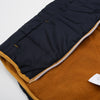 ORCH Mustard Contrast Dark Blue Warm Gilet 10360