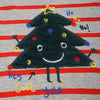 GRG Chirstmas Tree & Red Strips Long Full Sleeves T Shirt 10394
