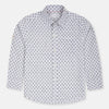 MNG All Over Print White Casual Shirts 10801