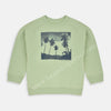 UK Sun Set Palm Apple Green Sweatshirt 2999