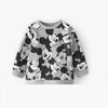 ZR All Over Mickey Face Print Grey & White Sweatshirt 2624