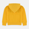 B.X H Embroidered Yellow Zipper Hoodie 3426